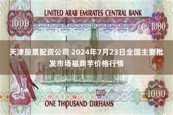 天津股票配资公司 2024年7月23日全国主要批发市场福鼎芋价格行情