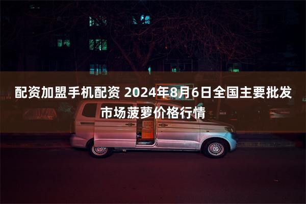 配资加盟手机配资 2024年8月6日全国主要批发市场菠萝价格行情