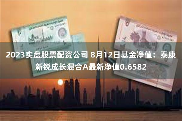 2023实盘股票配资公司 8月12日基金净值：泰康新锐成长混合A最新净值0.6582